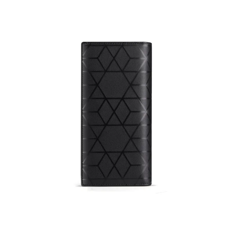 WilliamPOLO Wallets Black Laser Pattern-4