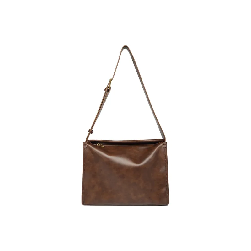 HAWA Velour Crossbody Bag Shoulder Bag Unisex Brown/Black-14