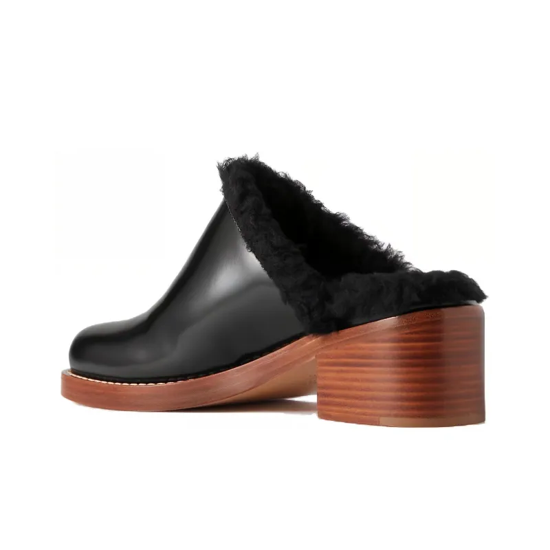 GABRIELA HEARST Wrap-toe Slippers Women's Black-2