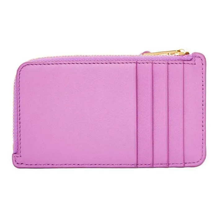 LOEWE Puzzle Calfskin Card Holder Women's Rock Rose-1