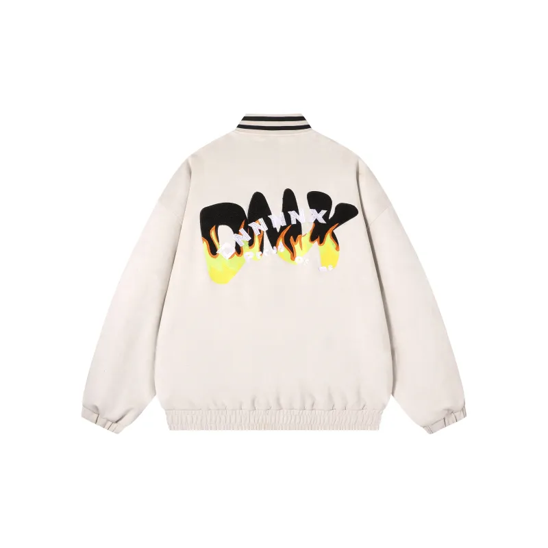 Dnnnn Baseball Jacket Coat Unisex-8