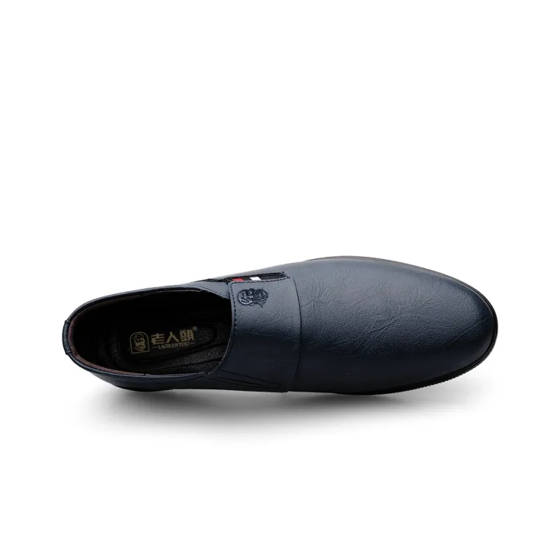 LAORENTOU Dress Shoes Men Low Top Black/Brown/Blue-10