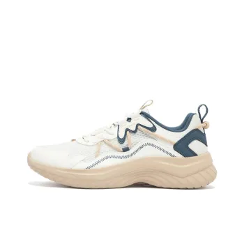 361° Cushioning, Breathable, Lightweight, Rebound Low Top Running Shoes Men's White Blue