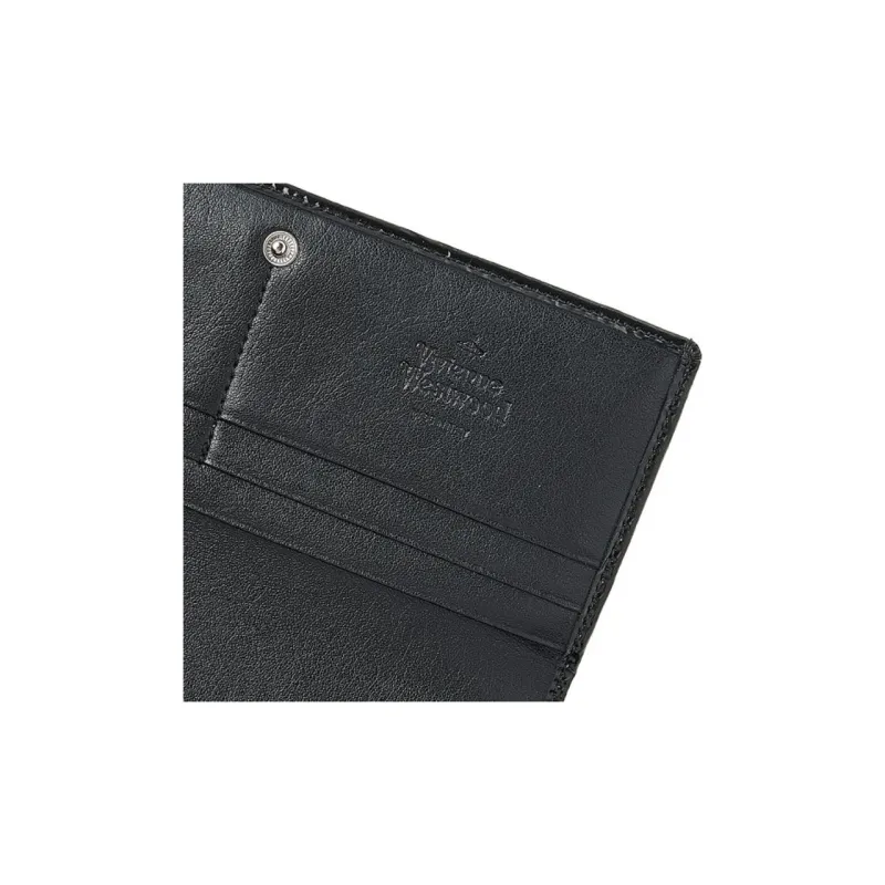Vivienne Westwood Leather Wallet Women's Black-7