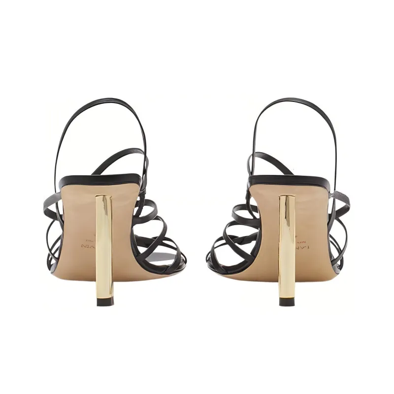 Lanvin Sequence 70mm Leather Sandals-3