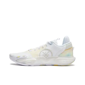 LINING All City 12 Basketball Shoes Men Low Top Standard White