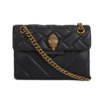 Kurt Geiger London Lambskin Bonded Leather Shoulder Bag Crossbody Bag Mini Women's Black