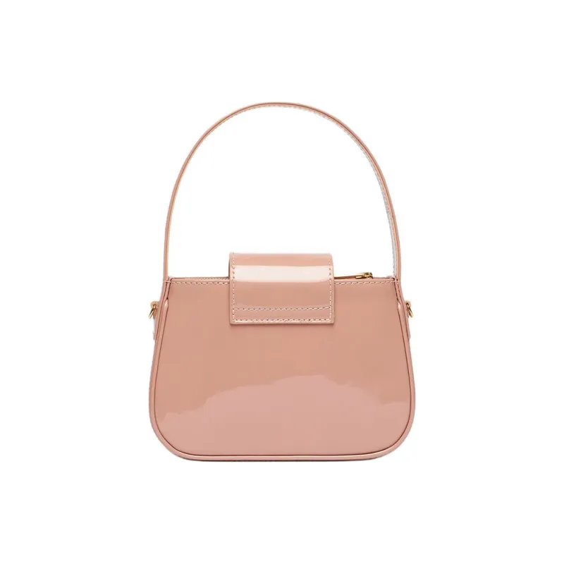Blumarine Cow Leather Shoulder Bag Crossbody Bag Handbag Women's Pink-2