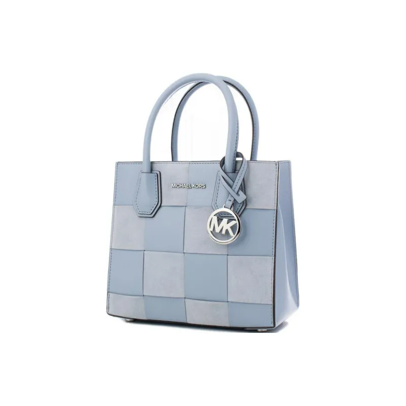 MICHAEL KORS Leather Shoulder Bag, Crossbody Bag, Handbag Women's Blue-1