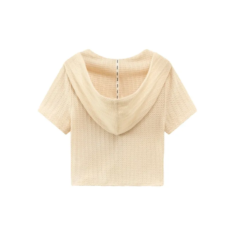 CHUU Cropped Coat Women's Beige-1