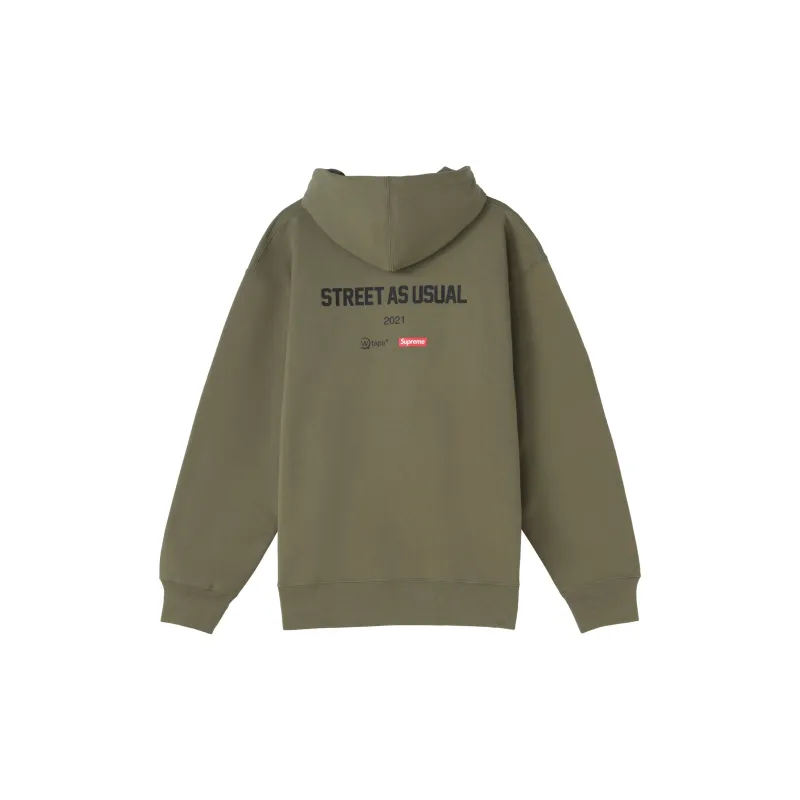 Supreme X Wtaps Sic'Em Drawstring Hoodie-3