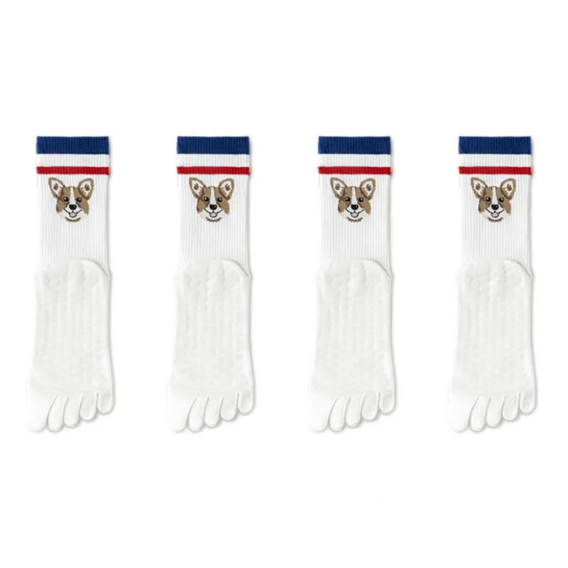 LUOLIAN Mid Calf Socks Women's 4 Pack-16
