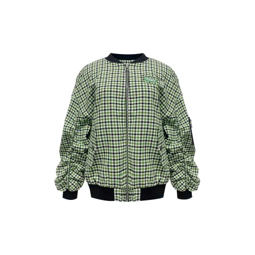 FOREVER 21 Jackets Women's Green Plaid