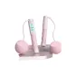 Jump Rope Large Ball-Pink+EVA Zip Pocket