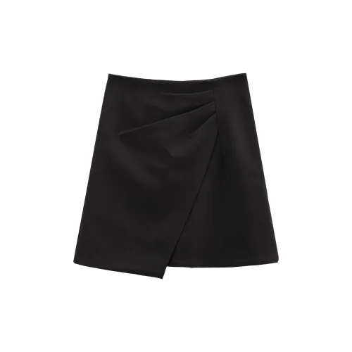 A paradise for awakening Casual Short Skirts Women's Black