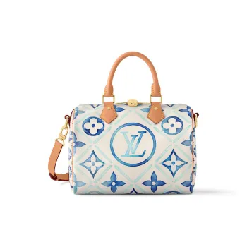 LOUIS VUITTON Speedy Bandouliere 25 Lagoon Blue