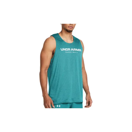 Under Armour Baselin Tank Tops Men Emerald