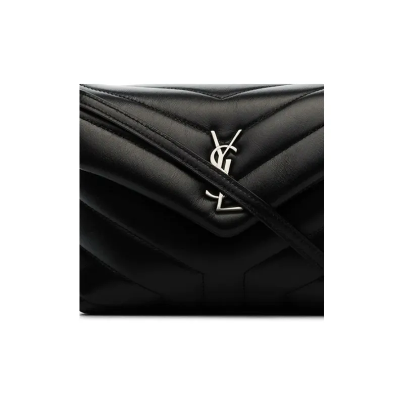 SAINT LAURENT Leather Crossbody Bags Shoulder Bags Women's Black-7