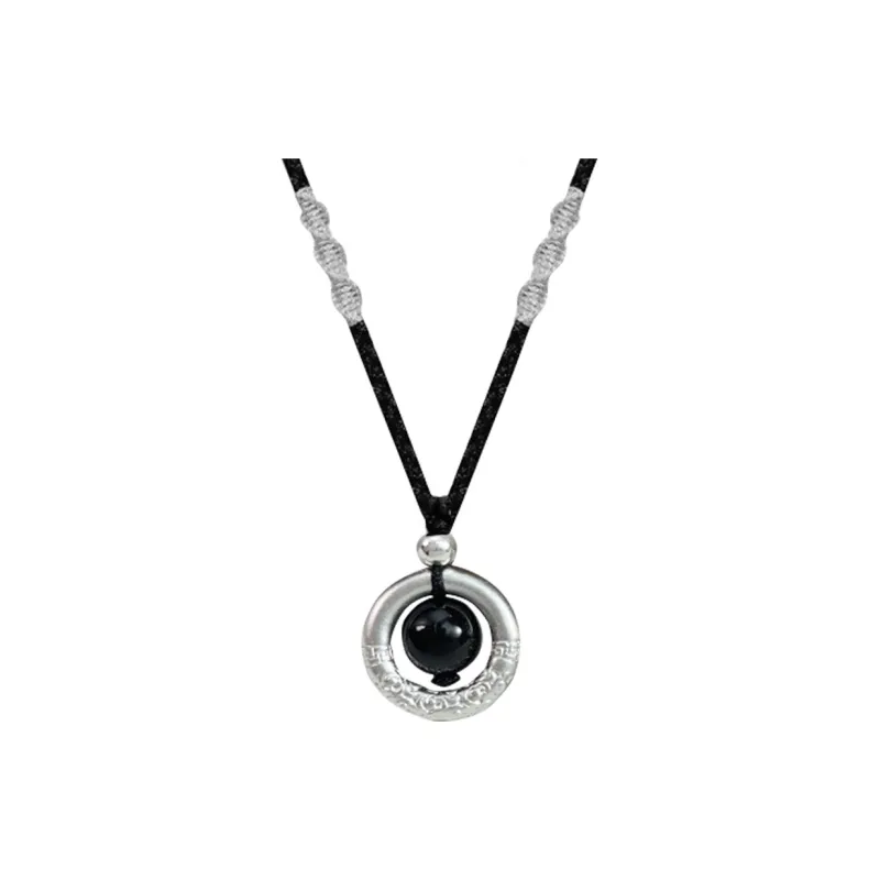 Asia Star Agate Jade Necklaces Unisex-2