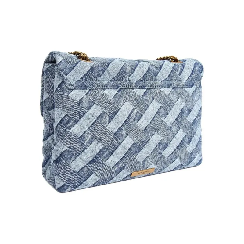 Kurt Geiger London Large Kensington Soft Denim Shoulder Bag-3