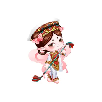 ZHEGAOJIMU Heritage Beast Collection Nansha Butterfly 56 Ethnic Clothing Collection Card Accessories 300*158*45MM