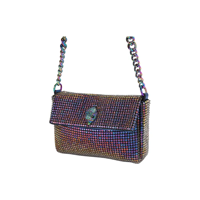 Kurt Geiger London Crystal Finish Shoulder Bag Crossbody Bag Small Size Women's Multicolor-2