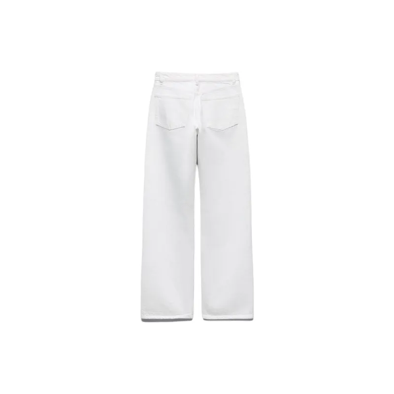 ZARA Jeans Women's Frosted White-1