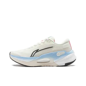 LiNing Furious Rider 7.0 V2 Cushioning Rebound Wear Resistant Slip Resistant Low Top Running Shoes Women's Beige Black