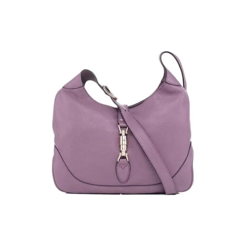 GUCCI Cow Leather Crossbody Bag Shoulder Bag Women's Purple-0