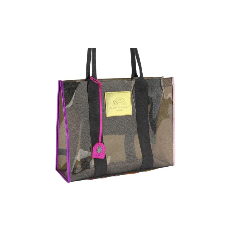 Kurt Geiger London Ethenyl Tote Bag Shopping Bag Handbag Large Size Women's Black-1