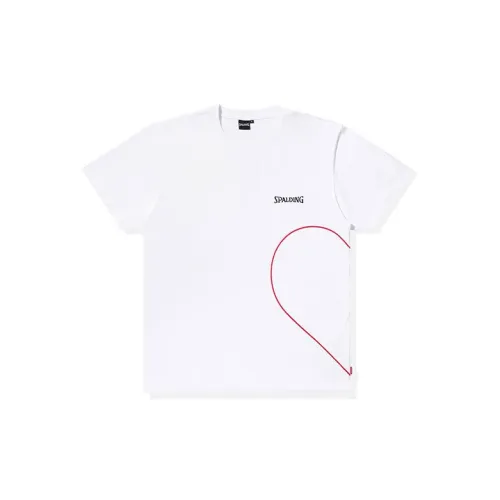 SPALDING T-Shirts Unisex White