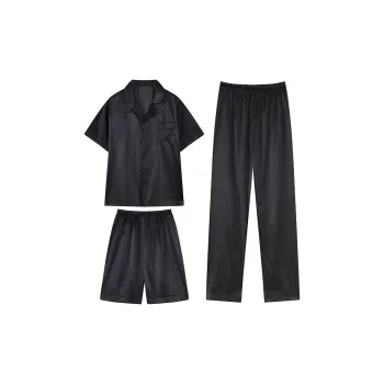 Lan Miao Pajama Set Men's Black