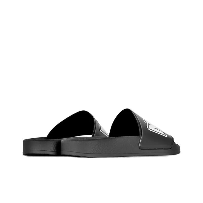 McQ Alexander McQueen Logo Sandals Black/White-4