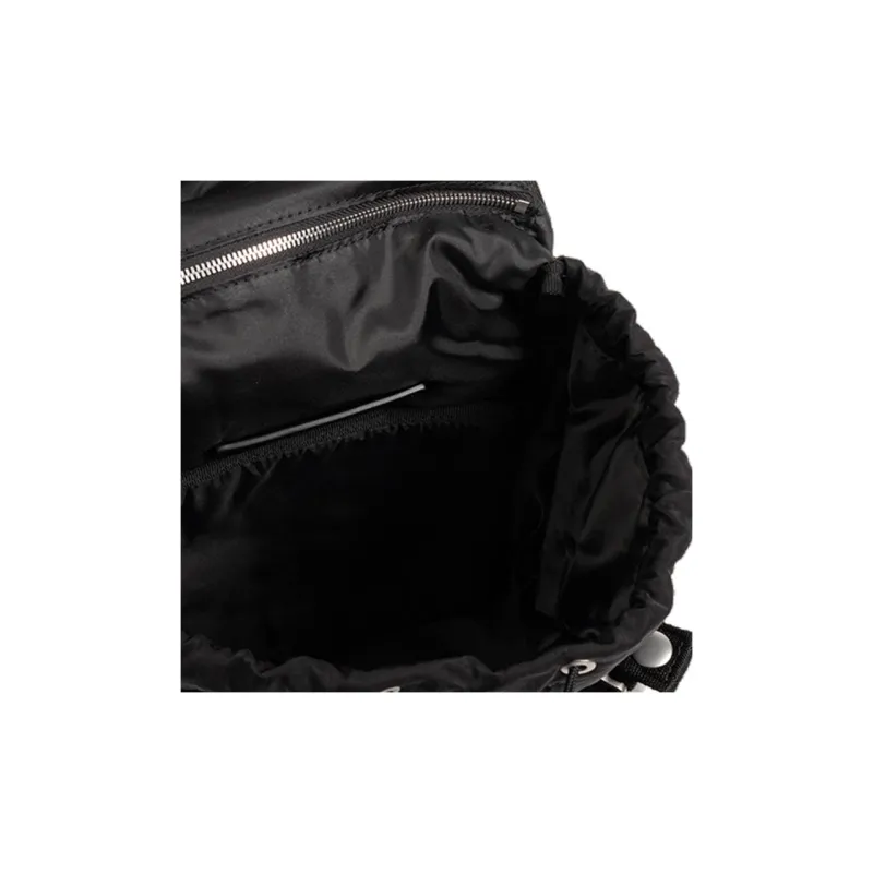 DIESEL Polyurethane With Polyamide Backpack Small Size Women's Black-3