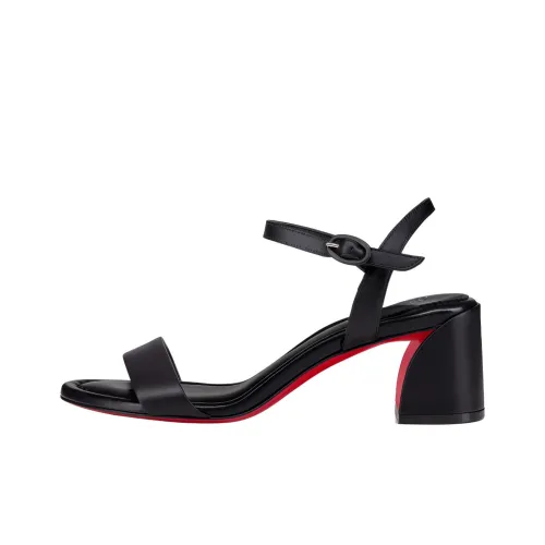 CL One Strap Sandals 5.5cm Women's Black
