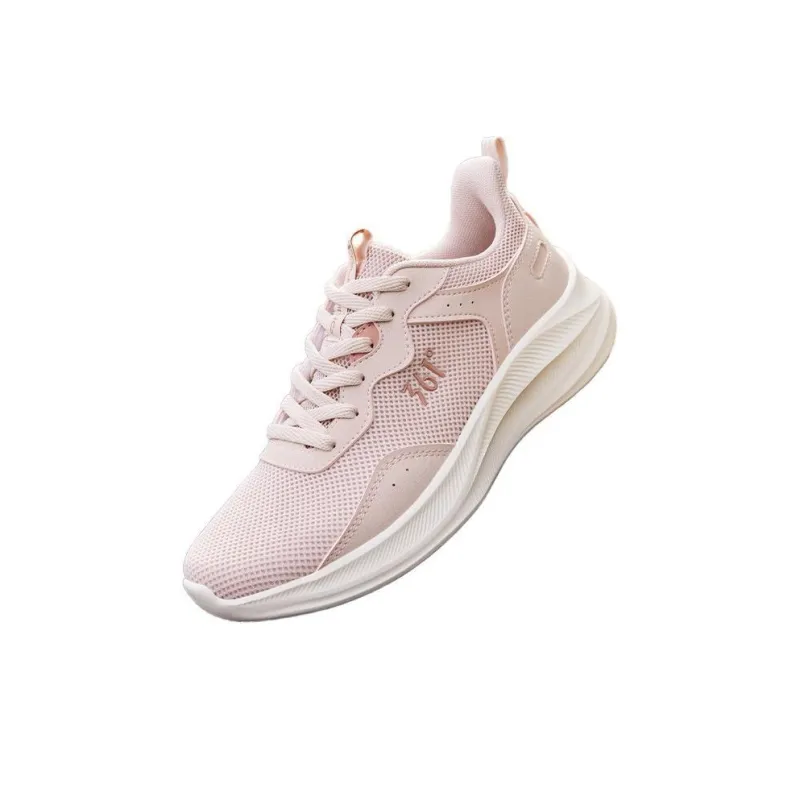 361° Cushioning Breathable Lightweight Low-Top Sprint Running Shoes Women's Pink-1