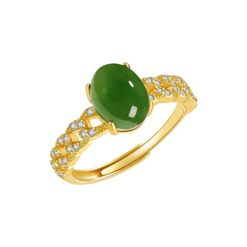 Princess Cui Hetian Jade Rings Women's