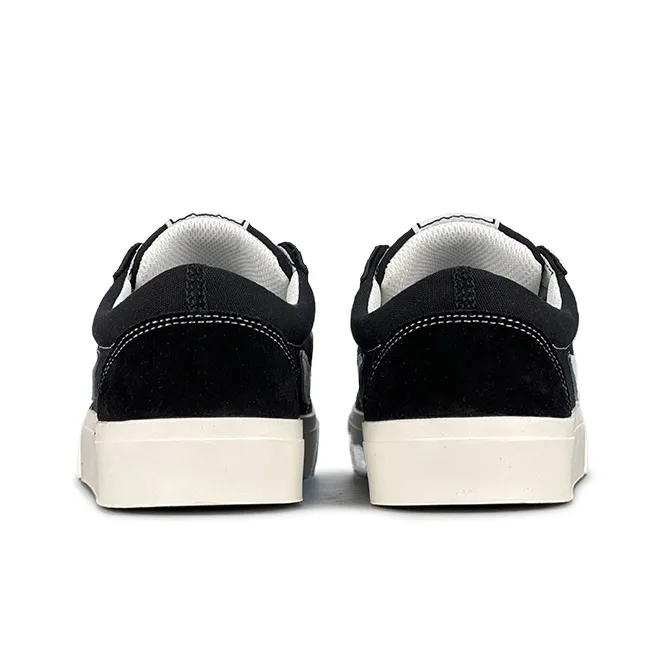 LuzaoT SUPER DRAG Abrasion Resistant Low Top Canvas Shoes Unisex Black White-4