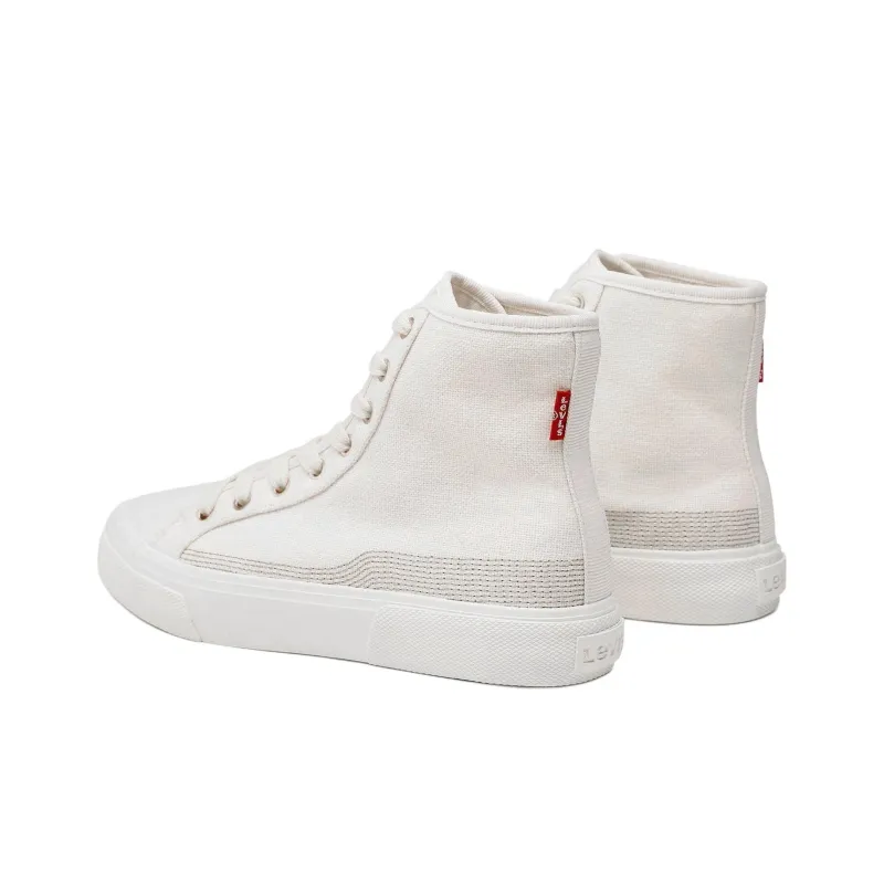 Levi’s High-Top Skateboard Shoes Women's Ecru-4