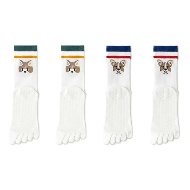 LUOLIAN Mid Calf Socks Women's 4 Pack-4