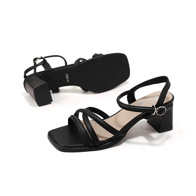 Crocodile Strap Sandals Women's-4