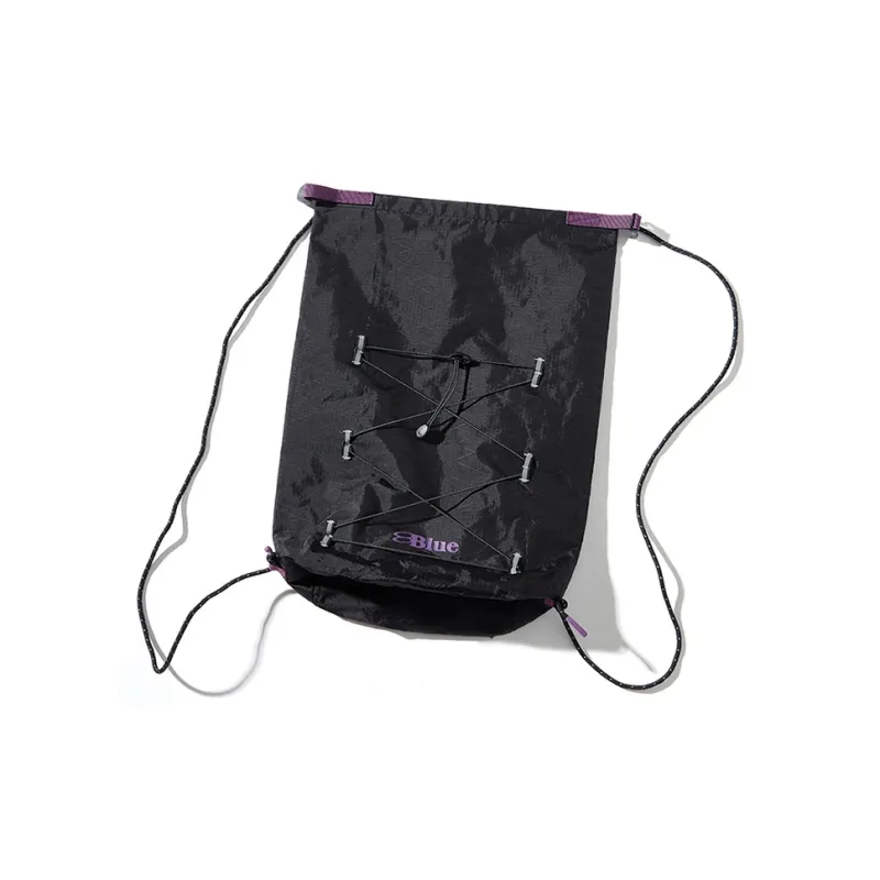 LANQI Polyamide Backpack Large Size Unisex Purple/Black/White-11