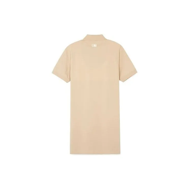 MLB Short Sleeved Dresses Women's Light Beige-1