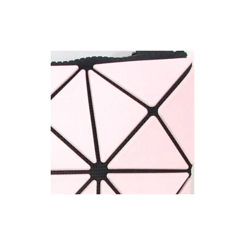 ISSEY MIYAKE PVC, Nylon Fabric Crossbody Bag Women's Pink & Camel-4