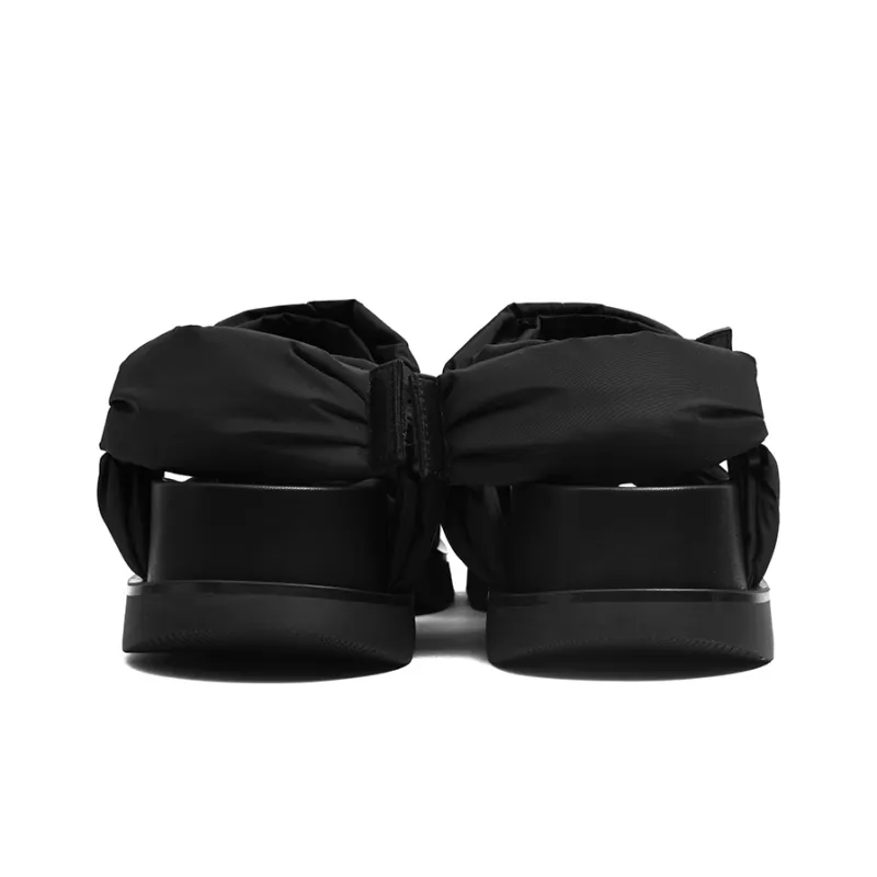 KMD Strap Sandals 6cm Women's Black-3