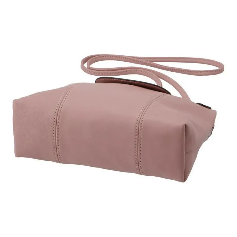 LONGCHAMP Le Pliage Cuir Fabric Crossbody Bag Women's Antique Pink-2