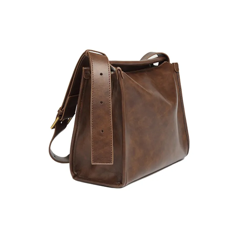 HAWA Velour Crossbody Bag Shoulder Bag Unisex Brown/Black-16