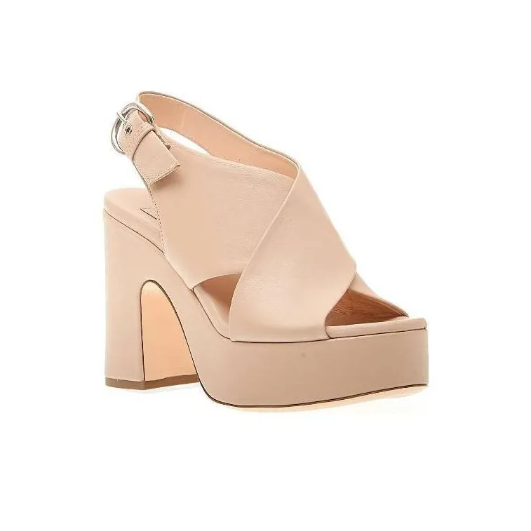 AGL One Strap Sandals Women's Pink-2