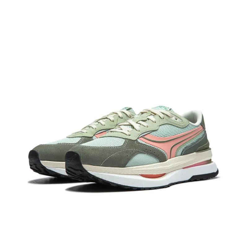 LiNing Honor Renew Cushioning Anti-Slip Wear-Resistant Breathable Support Rebound Low-Top Casual Shoes Men's Green-2