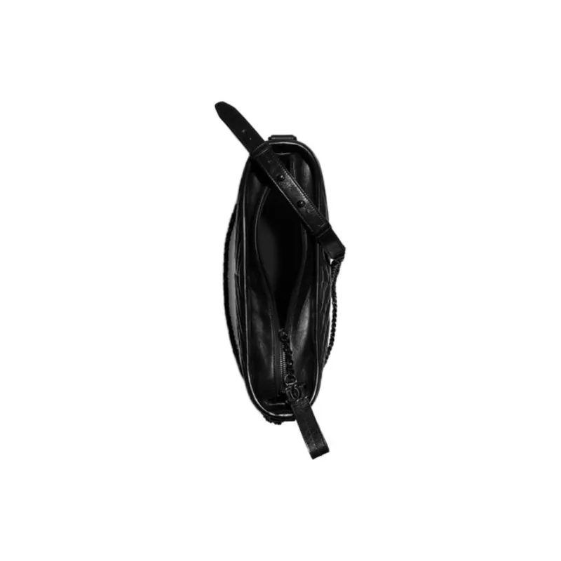 CHANEL Gabrielle Cow Leather Hobo Bag Crossbody Bag, Shoulder Bag Women's Black-2